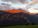 Samedi 05 septembre 2026 19h59 Coucher de soleil spectaculaire contre les Dents de Morcles